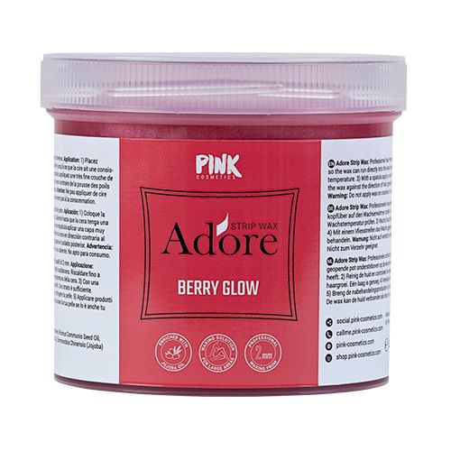 Adore Strip Wax Berry Glow with Jojoba Oil 450 g
