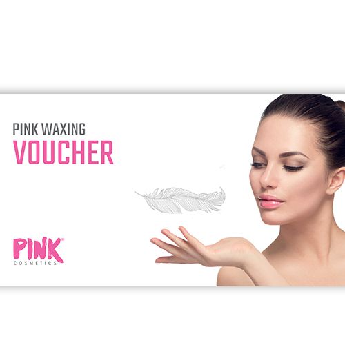 PINK Voucher for Women English/ 25 pcs, suitable for adding your business card or sticker